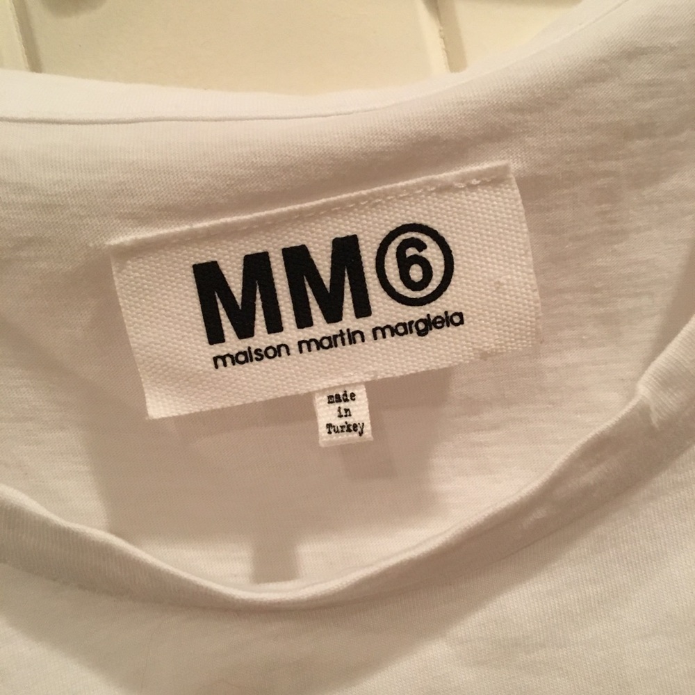 😊MM 6 White T S